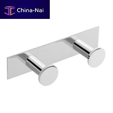 Contemporary coat hook ARCHITECT : 2050122brassstainless steeldouble