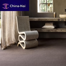 Tufted carpet ASTERANNEsyntheticplainblack