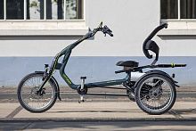 Crank-propelled adaptative tricycle 385-0000adultblackgreen