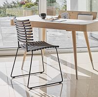Contemporary chair GM 4165 Leopardindooroakash