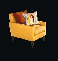 Contemporary armchair VERSUSfabric