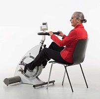 Leg pedal exerciser Kineviaseated