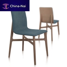 Contemporary chair AXISindoorfabricoak