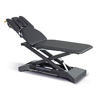 Electric massage table Kinos Xwith adjustable height backrestwith headrestwith armrests
