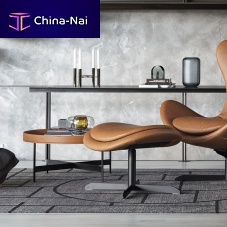 Contemporary footrest LAZYfabricashmetal