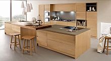 Contemporary kitchen CORTECCIA.solid woodwoodenhandleless