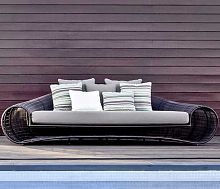 Original design sofa CROISSANTgardengrayblack