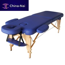 Mechanical massage table 51676portablewith adjustable height backrestwith headrest