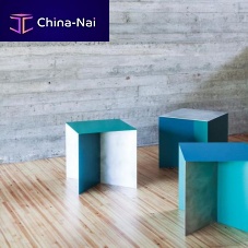 Contemporary stool ALUaluminumblue