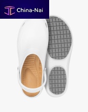 Unisex hospital clog WINGSanti-slipwhiteblack
