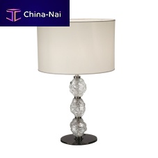 Table lamp CHARME : 600/1LGmetalglassfabric
