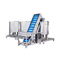 Belt conveyor Giraffeinclinedfeedingelectric drive