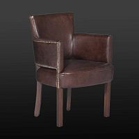 Traditional chair SED-NEW0033 indoorleatherupholstered