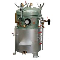 Laboratory autoclave verticaltop-loadingfor the food industry