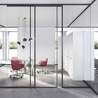 Fixed partition 3-6-9glazedaluminumcommercial