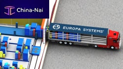 Truck loading and unloading system ATLScontainerpallettrailer