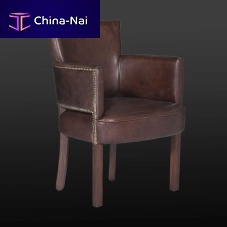 Traditional chair SED-NEW0033 indoorleatherupholstered