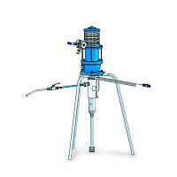 Piston pump INJECT HD 4for resinpneumaticstationary