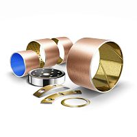 Self-lubricating plain bearing Deva.bmcylindricalcompositecomposite material