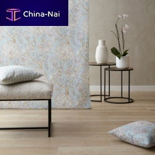 Floral pattern curtain BLOOMpleatedfabricPES