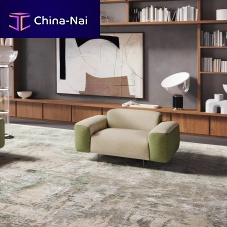 Contemporary armchair LIMITLESSfabricwoodenMade in Italy