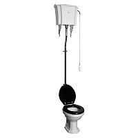 Free-standing toilet LON.THCporcelainwith high tankhome