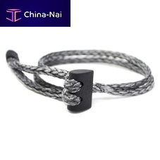 Soft shackle for sailboats T-close K®straightlongwith low-friction ring