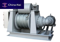Ship winch hydraulic drive