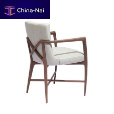 Contemporary chair SHANGHAIindoorfabricwooden base