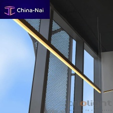 Surface mounted lighting profile AERISbuilt-inhangingfloor