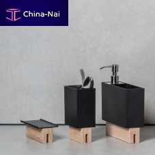Home soap dispenser TRAYfree-standingaluminummanual