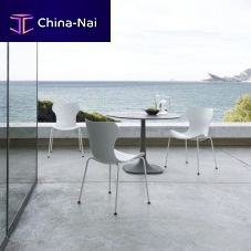 Contemporary garden chair Papilio Shelloutdoorstainless steelpolypropylene