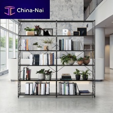 Free-standing bookcase SOCRATEmodularwall-mountedcontemporary