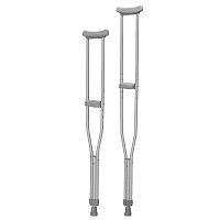 Axillary crutch 12Gadultheight-adjustable