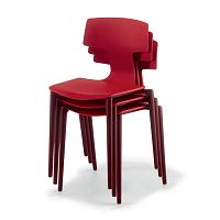 Contemporary garden chair SPLITindoorplasticstackable
