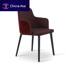 Contemporary chair BACK ME UPindoorfabricleather