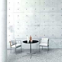 Contemporary garden chair MINI CAFE'outdoorfabricPVC