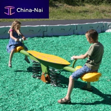Plastic spring rocker SOLO+ : I-WAY / JIN-0413HDPE2-person