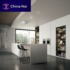 Contemporary kitchen YOTA : COMPOSIZION 01laminateislandhandleless