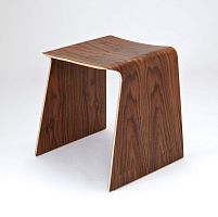 Contemporary stool FLIGHT oakwalnutbirch