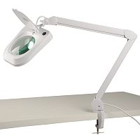Dental laboratory lamp fluorescentmagnifying