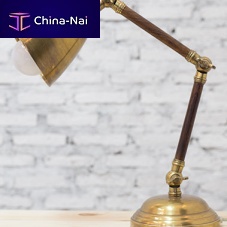Table lamp steelbrasscontemporary
