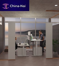 Fixed partition PREGLASSglasscommercialfor offices