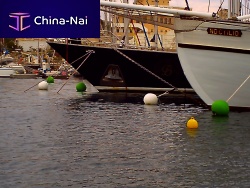 Mooring buoy BOUEE DE MOUILLAGEpolyethylenerotation-moldedexpanded polystyrene (EPS)