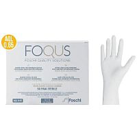 Latex gloves Foqus surgicalsterilebox of 50