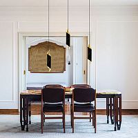 Pendant lamp TULIPpolished brasscontemporarycorded