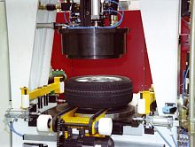Floor-standing tire inflator machine SBFR series