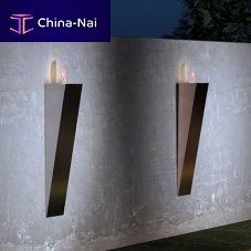 Wall garden torch metal