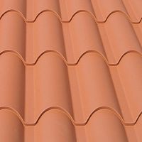 Rounded roofing CASACOPPOaluminumroof tile lookinsulated