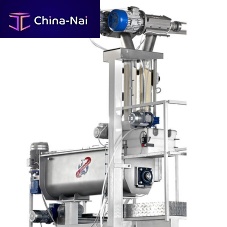 Continuous dough pasta pre-mixer single vessel